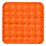 Анти-стрес играчка Pop It - квадрат - Оранжев